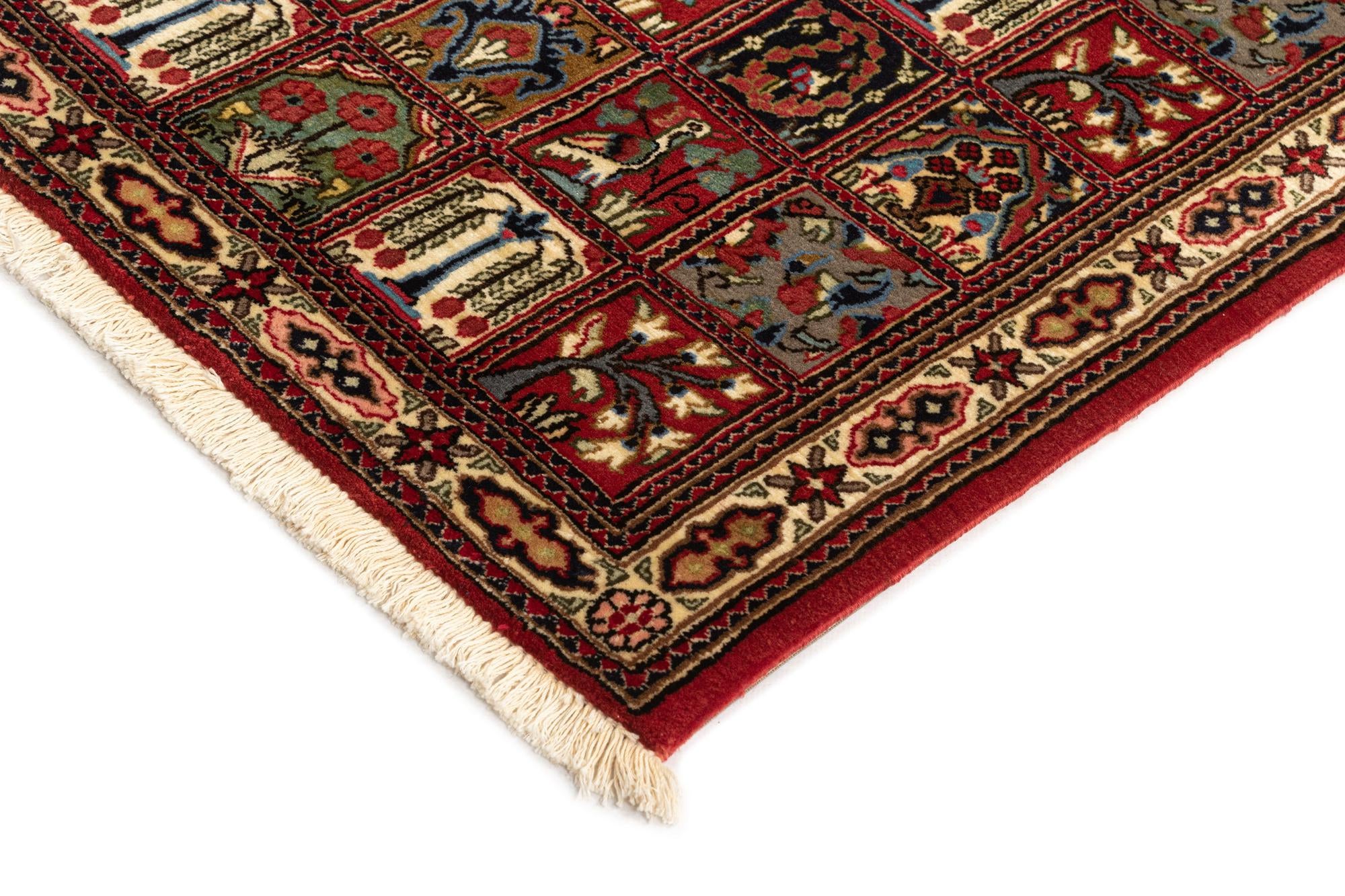 2' 6 x 6' 10 Hand Knotted Qom Persian Runner Rug