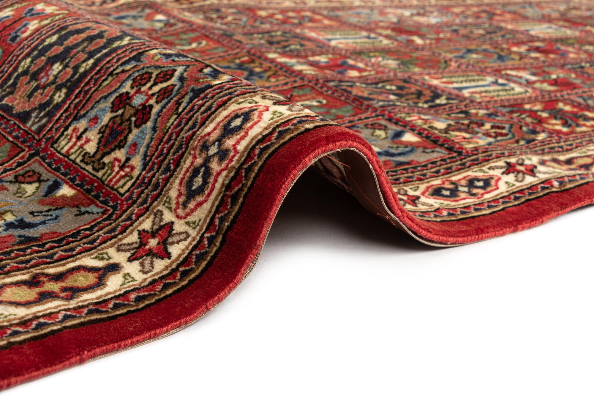 2' 6 x 6' 10 Hand Knotted Qom Persian Runner Rug