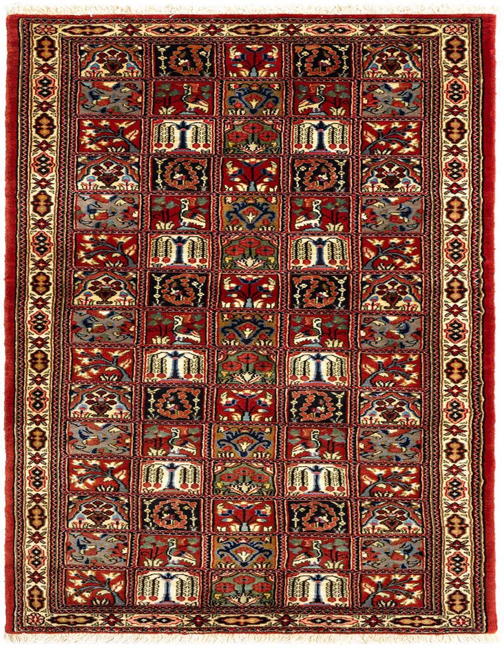 Detail image of 2' 6 x 6' 10 Hand Knotted Qom Persian Runner Rug