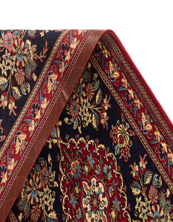 Detail image of 2' 10 x 13' 1  Hand Knotted Qom Persian Runner Rug