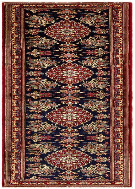 2' 10 x 13' 1 Hand Knotted Qom Persian Runner Rug