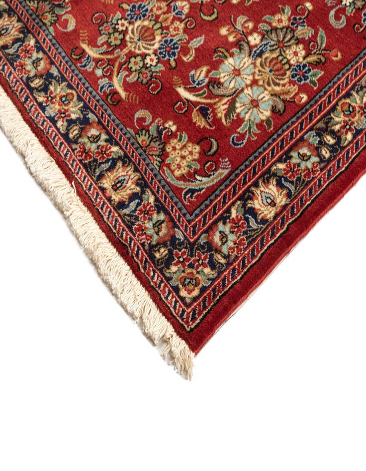 Detail image of 2' 7 x 13' 11  Hand Knotted Qom Persian Runner Rug