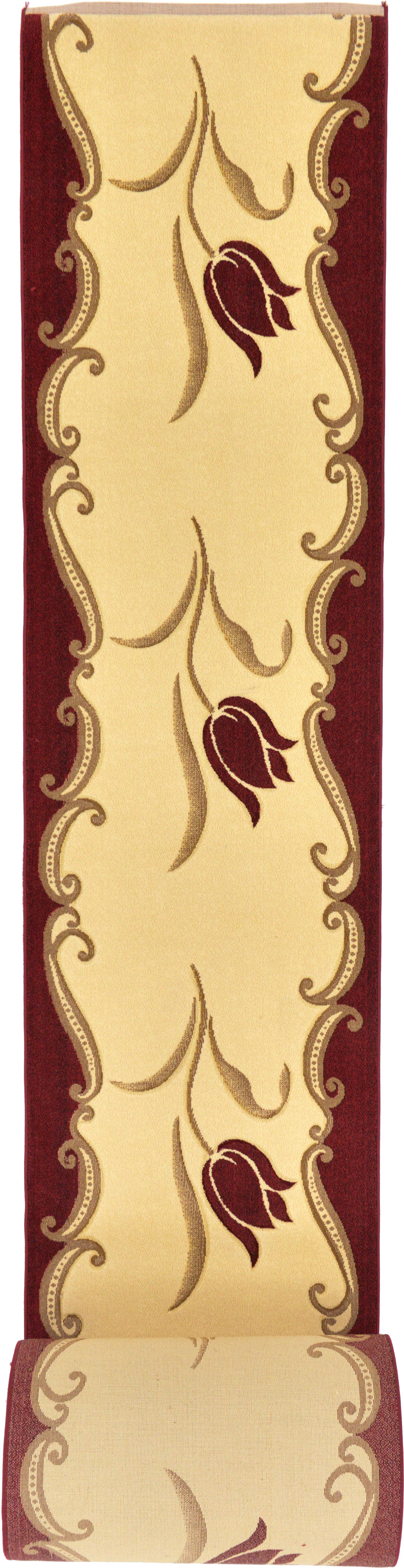 Cream Reproduction Gabbeh Runner Rug