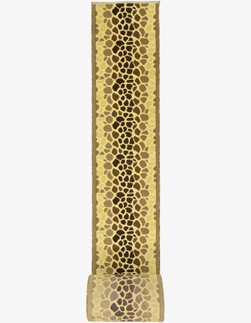 Cream Reproduction Gabbeh Runner Rug