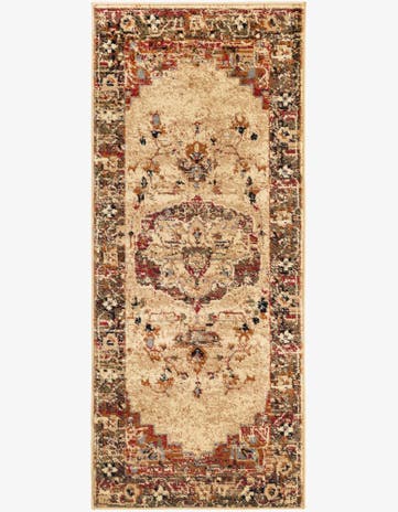 Cream Saturn Runner Rug