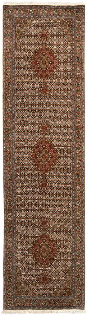 3' 6 x 13' 3 Tabriz Wool Runner Rug