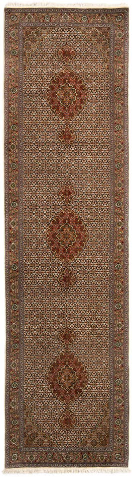 Detail image of 3' 6 x 13' 3 Tabriz Wool Runner Rug