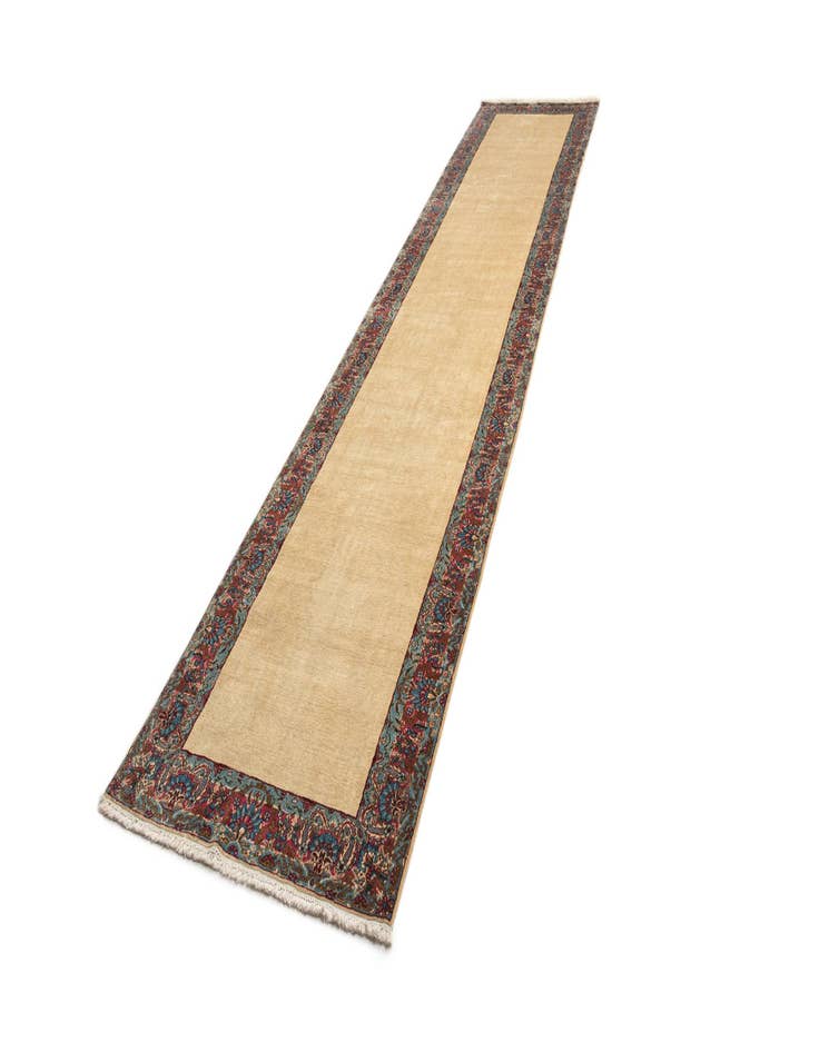 Detail image of 3' 11 x 18' 8 Tabriz Wool Runner Rug