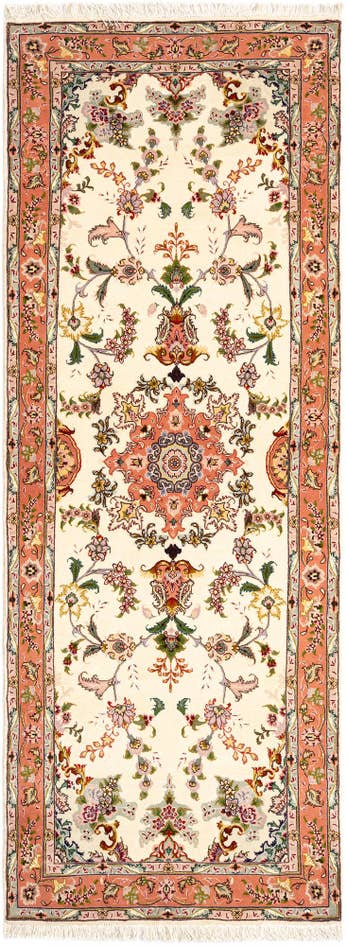 Detail image of 2' 8 x 7' 3 Tabriz Runner Rug