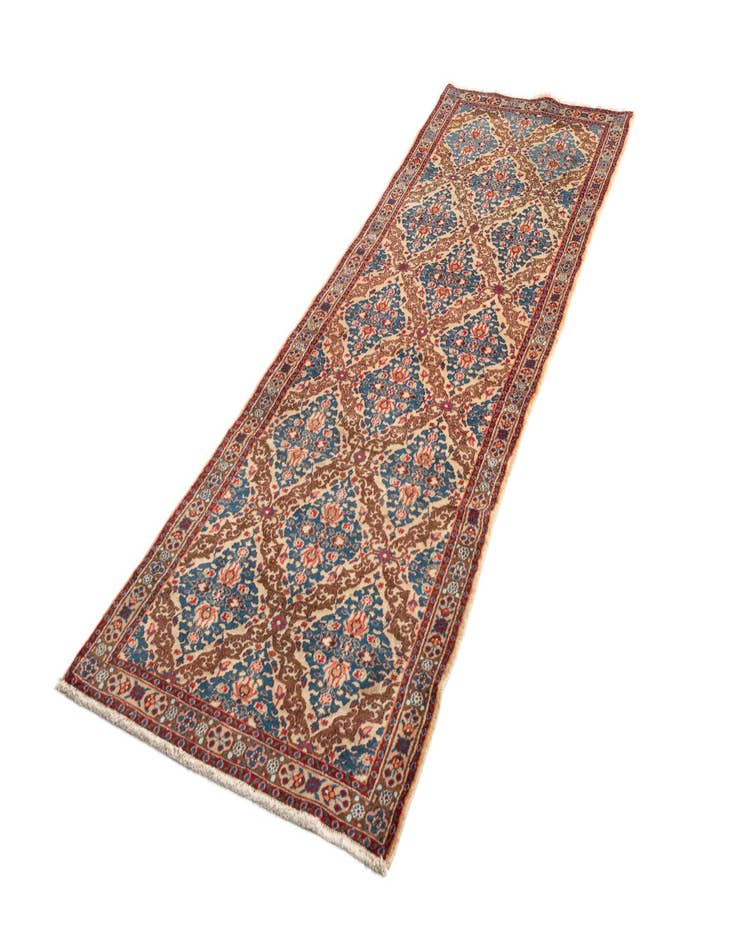 Detail image of 3' 3 x 9' 11 Tabriz Wool Runner Rug