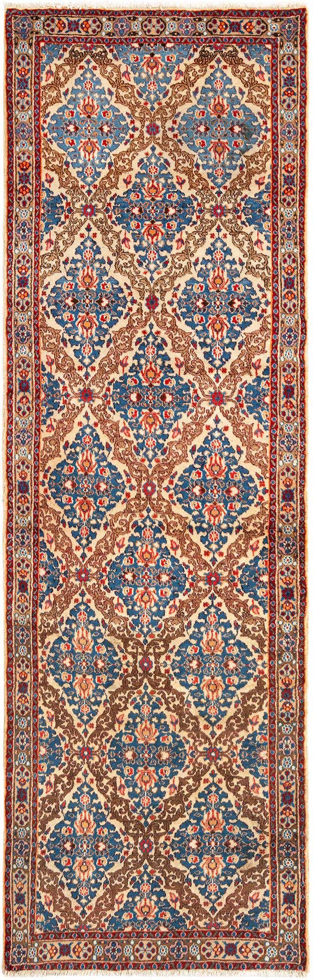 3' 3 x 9' 11 Tabriz Wool Runner Rug