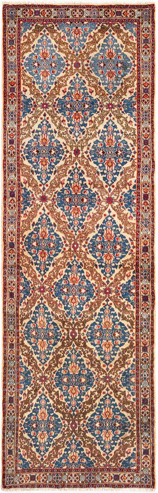 3' 3 x 9' 11 Tabriz Wool Runner Rug