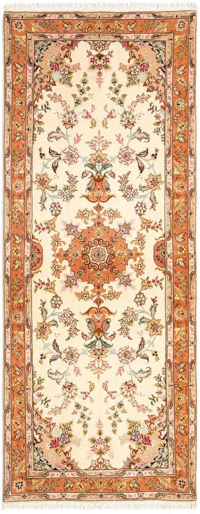 2' 8 x 6' 8 Tabriz Runner Rug