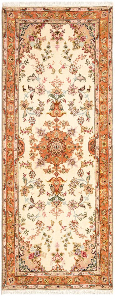 Detail image of 2' 8 x 6' 8 Tabriz Runner Rug