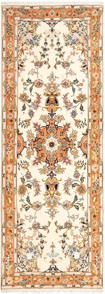 Detail image of 2' 7 x 7' 2 Tabriz Runner Rug