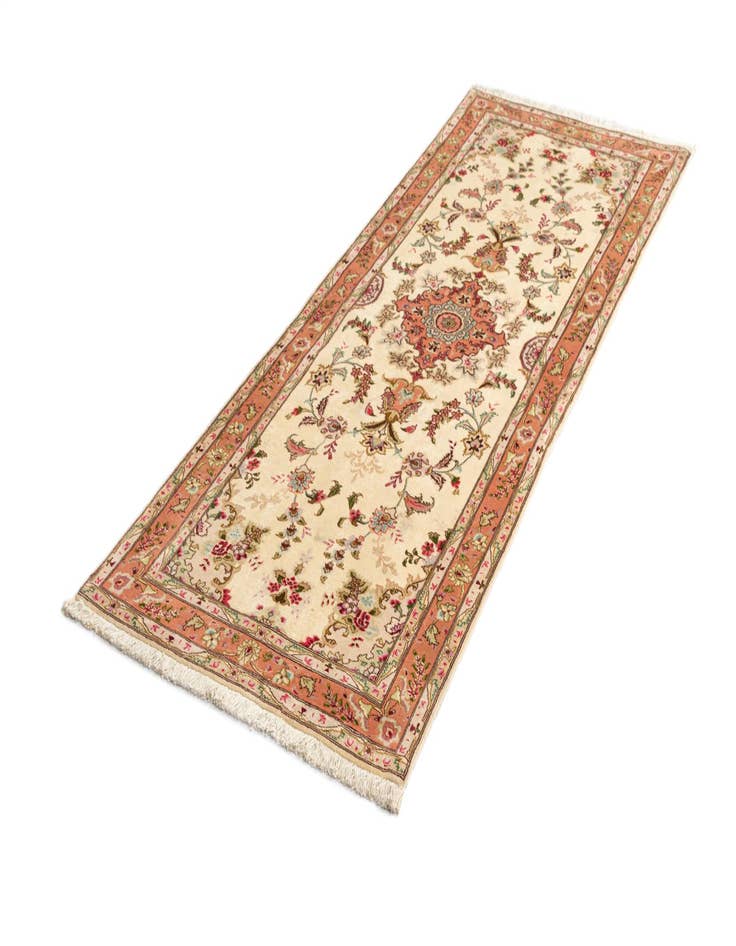 Detail image of 2' 8 x 7' Tabriz Runner Rug