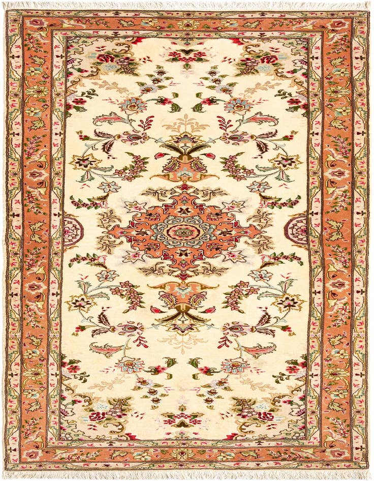 Detail image of 2' 8 x 7' Tabriz Runner Rug