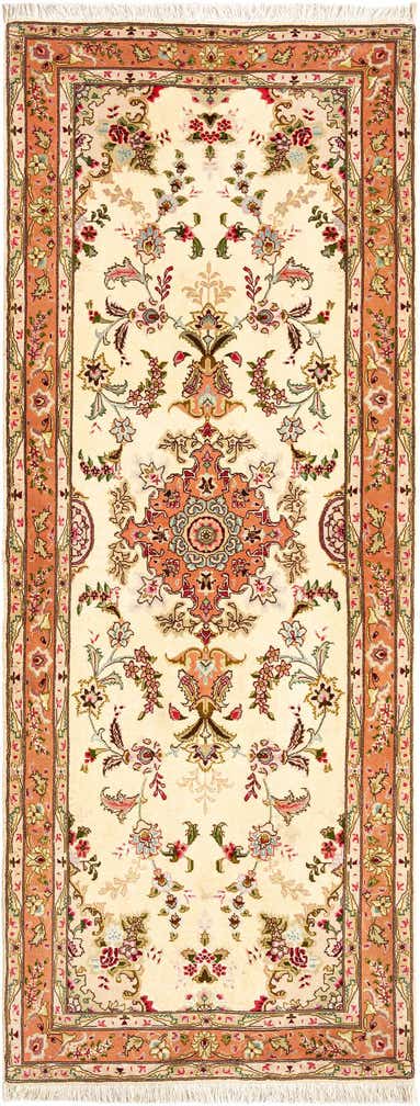 2' 8 x 7' Tabriz Runner Rug