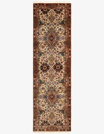2' 11 x 10' Tabriz Runner Rug