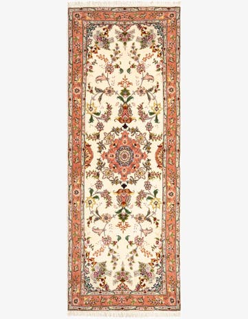 2' 8 x 7' 3 Tabriz Runner Rug