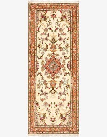 2' 8 x 7' Tabriz Runner Rug