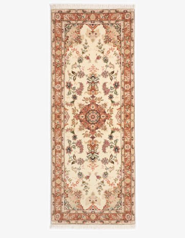 2' 8 x 6' 10 Tabriz Runner Rug