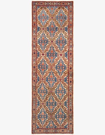3' 3 x 9' 11 Tabriz Wool Runner Rug