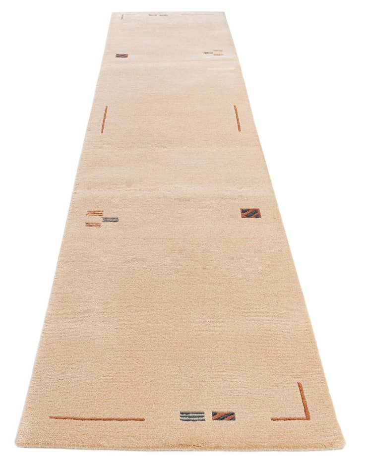 Detail image of 2' 7 x 11' 6 Hand Knotted Tibet Wool Runner Rug