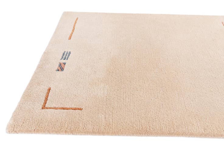 Detail image of 2' 7 x 11' 6 Hand Knotted Tibet Wool Runner Rug