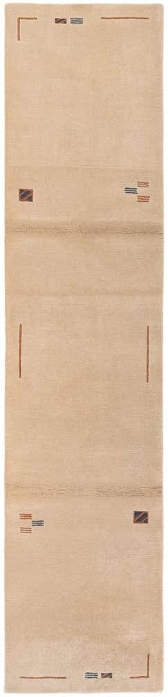 2' 7 x 11' 6 Hand Knotted Tibet Wool Runner Rug