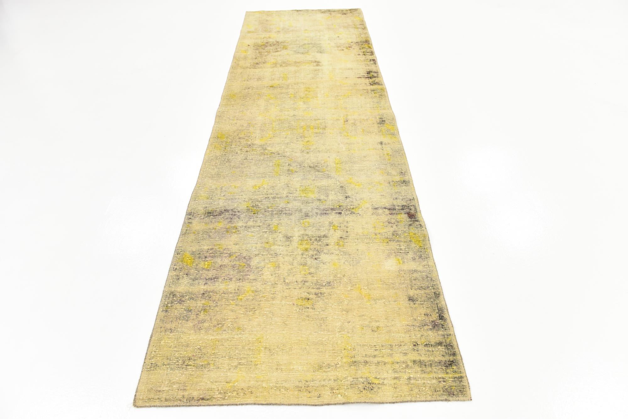 3' x 10' 2 Hand Knotted Ultra Vintage Persian Wool Runner Rug