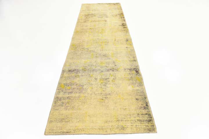 3' x 10' 2 Hand Knotted Ultra Vintage Persian Wool Runner Rug