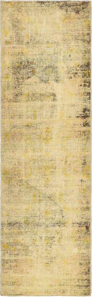 Detail image of 3' x 10' 2 Hand Knotted Ultra Vintage Persian Wool Runner Rug