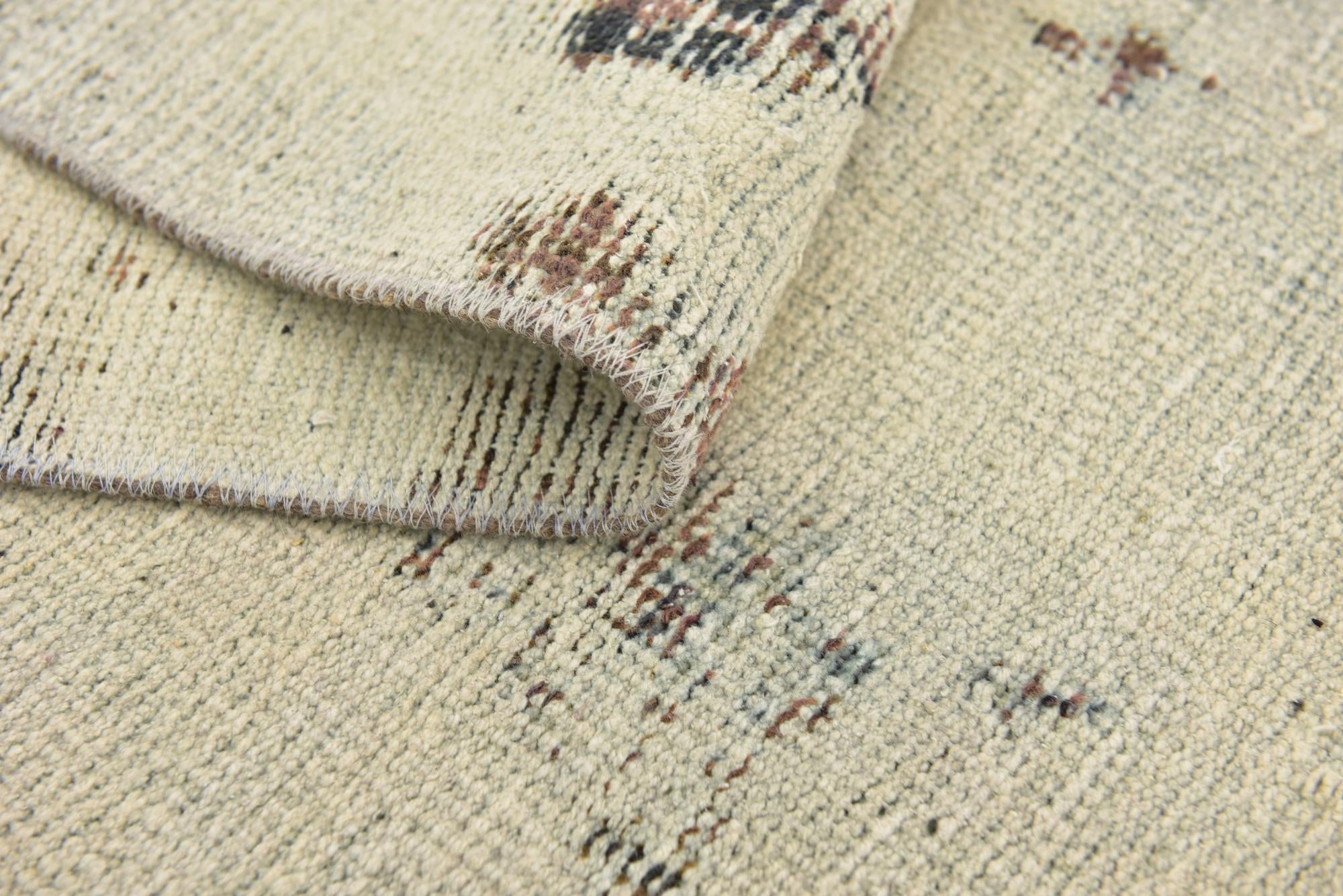 2' 6 x 8' 7 Hand Knotted Ultra Vintage Persian Wool Runner Rug