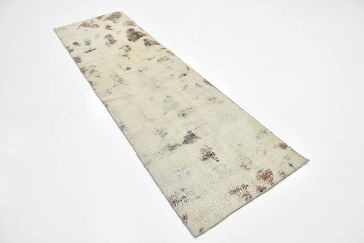 Detail image of 2' 6 x 8' 7 Hand Knotted Ultra Vintage Persian Wool Runner Rug