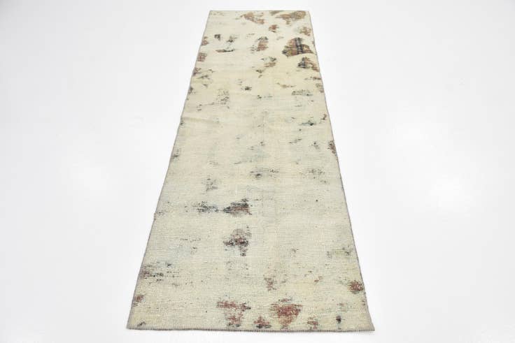 Detail image of 2' 6 x 8' 7 Hand Knotted Ultra Vintage Persian Wool Runner Rug
