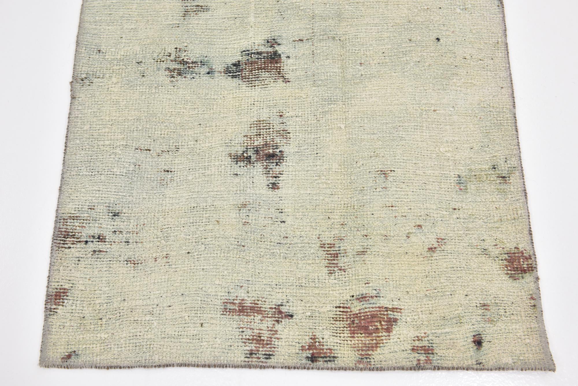 2' 6 x 8' 7 Hand Knotted Ultra Vintage Persian Wool Runner Rug