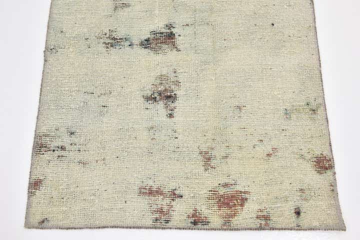 2' 6 x 8' 7 Hand Knotted Ultra Vintage Persian Wool Runner Rug