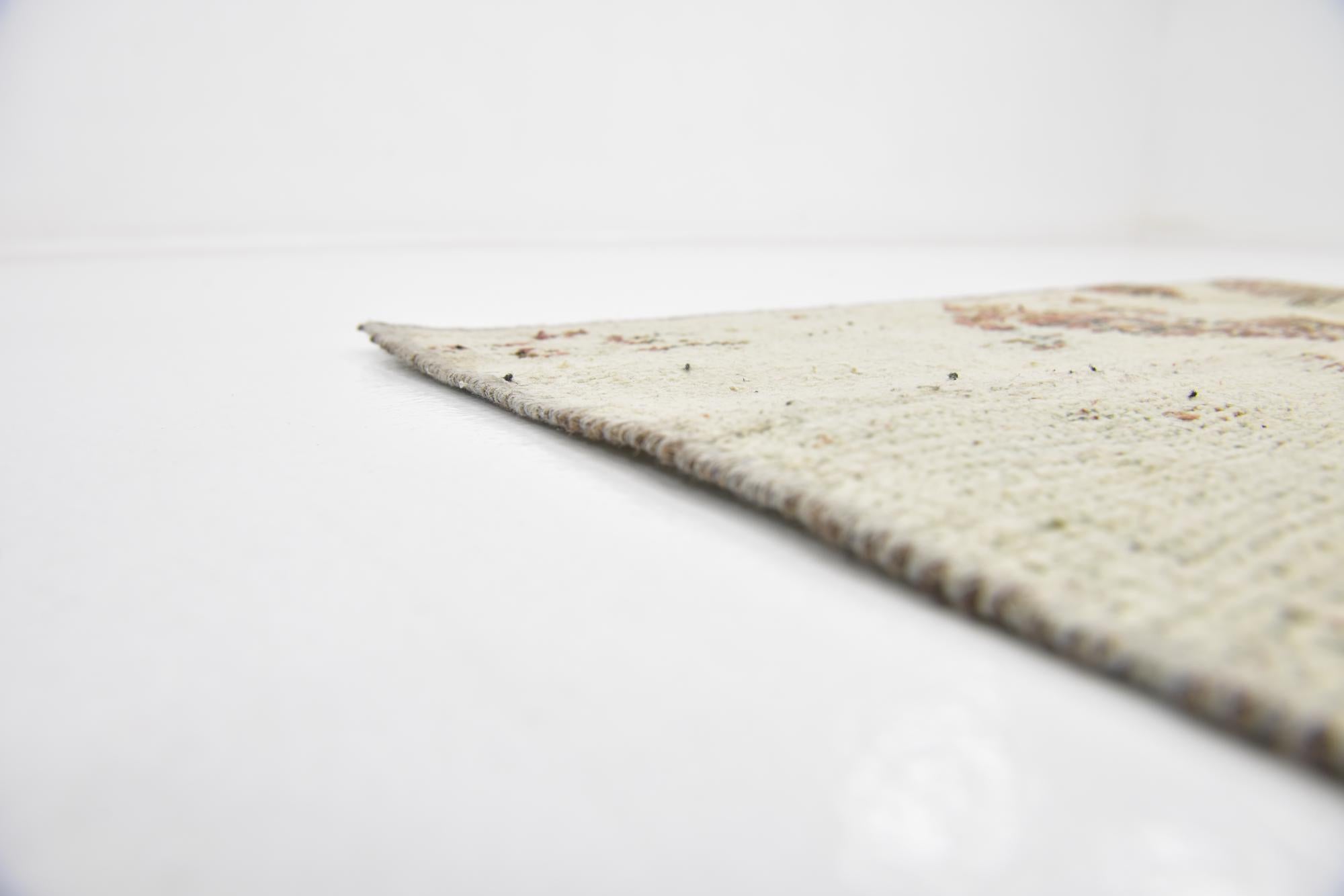 2' 6 x 8' 7 Hand Knotted Ultra Vintage Persian Wool Runner Rug