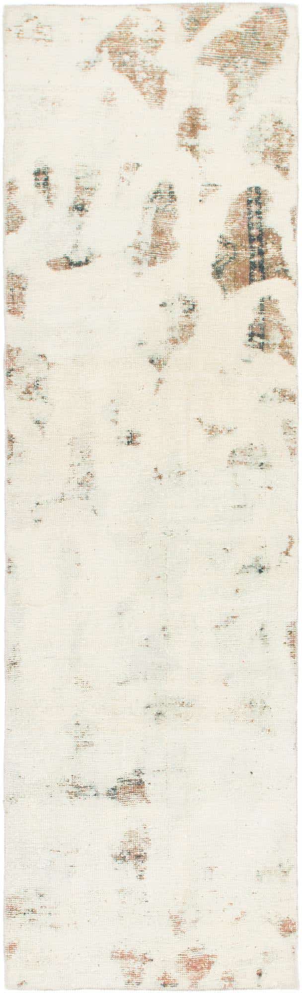 2' 6 x 8' 7 Hand Knotted Ultra Vintage Persian Wool Runner Rug