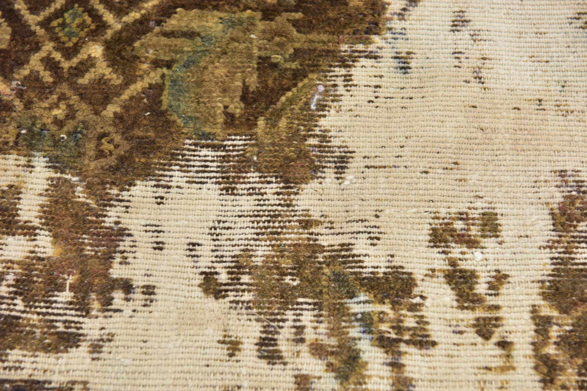 2' 5 x 8' 10 Hand Knotted Ultra Vintage Persian Wool Runner Rug