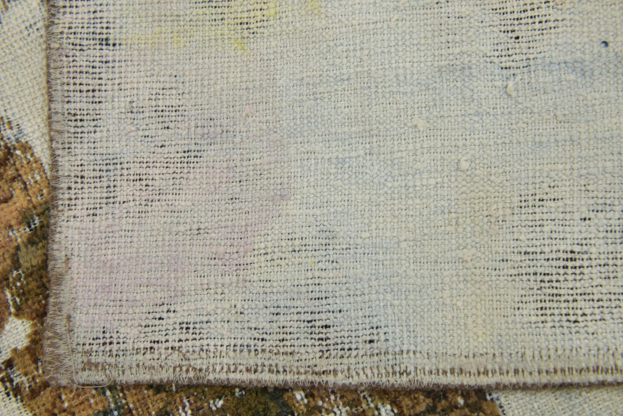 5' 5 x 11' Hand Knotted Ultra Vintage Persian Wool Runner Rug