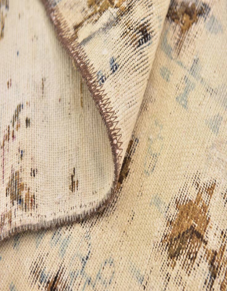 Detail image of 3' 7 x 9' 4  Hand Knotted Ultra Vintage Persian Wool Runner Rug