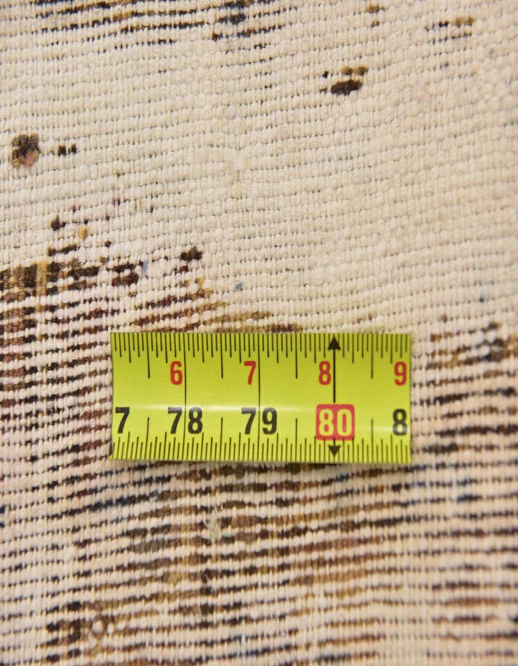 Detail image of 3' 7 x 9' 4  Hand Knotted Ultra Vintage Persian Wool Runner Rug