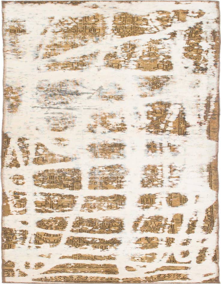 Detail image of 3' 7 x 9' 4 Hand Knotted Ultra Vintage Persian Wool Runner Rug