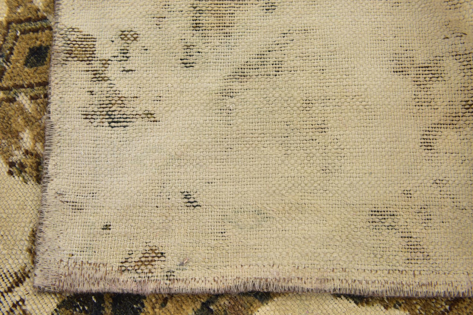 2' 9 x 9' 6 Hand Knotted Ultra Vintage Persian Wool Runner Rug