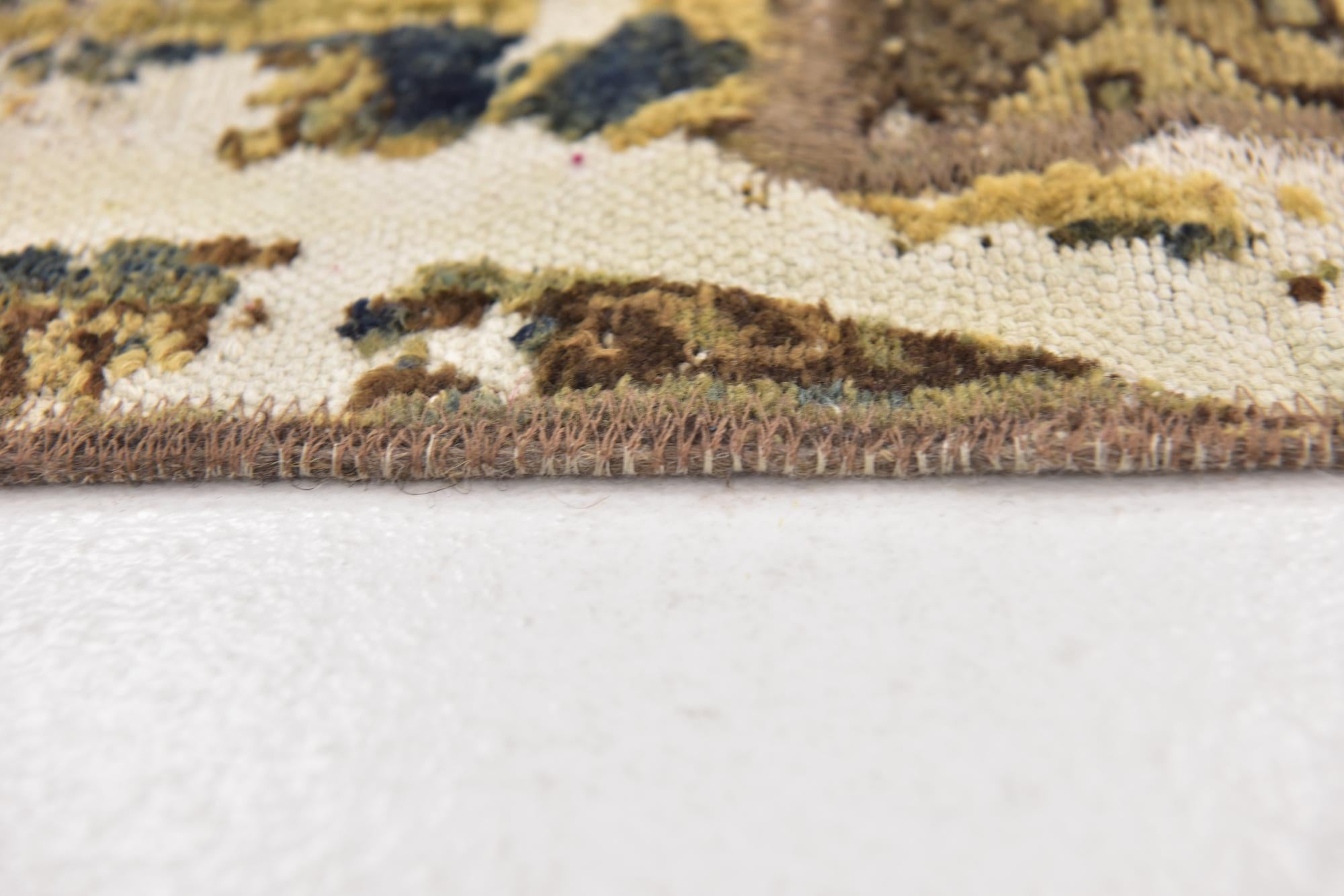 2' 9 x 9' 6 Hand Knotted Ultra Vintage Persian Wool Runner Rug