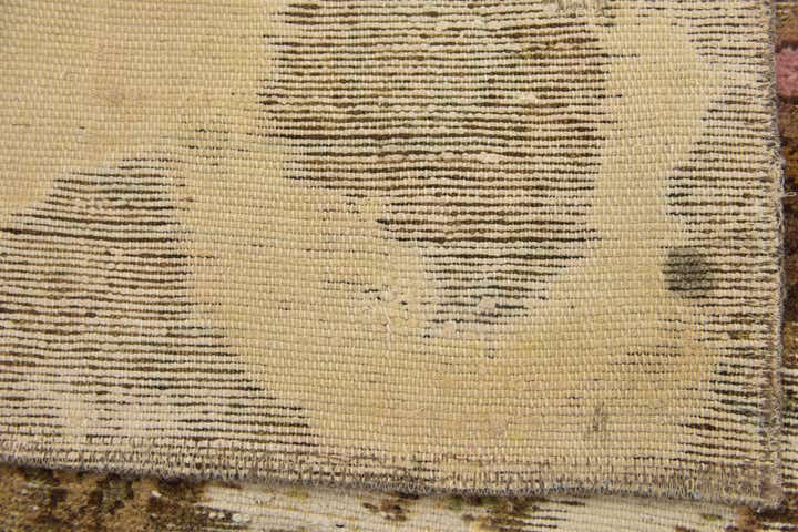 2' 10 x 9' 4 Hand Knotted Ultra Vintage Persian Wool Runner Rug