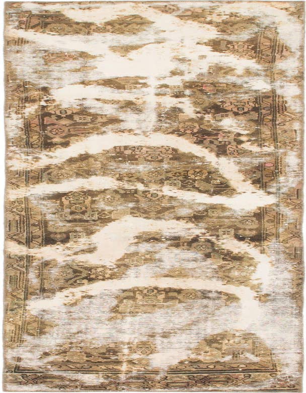 Detail image of 2' 10 x 9' 4 Hand Knotted Ultra Vintage Persian Wool Runner Rug