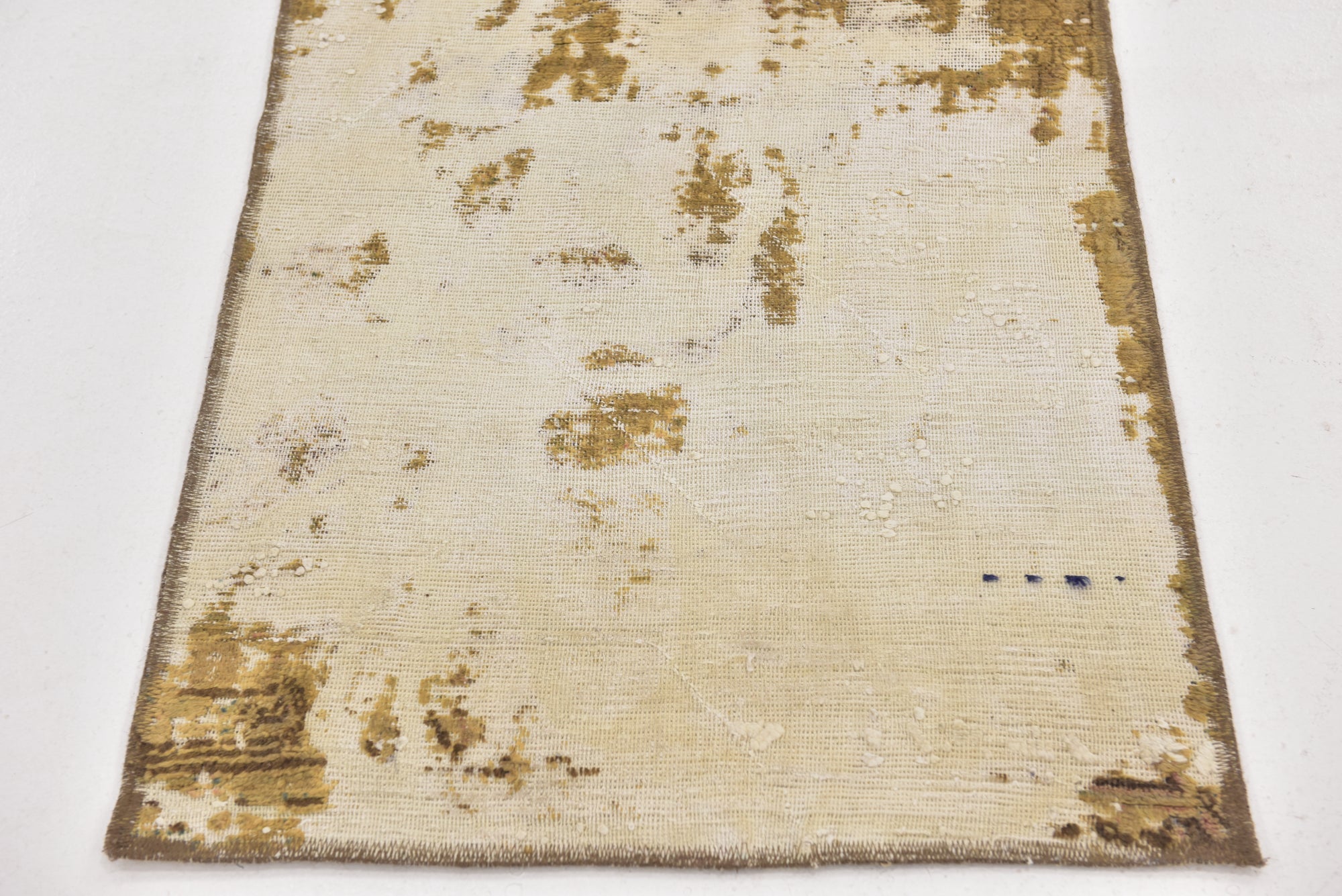 2' 6 x 9' 8 Hand Knotted Ultra Vintage Persian Wool Runner Rug